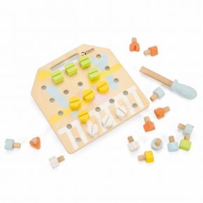 Classic World: Ξύλινο Σετ με Κατσαβίδι και Βίδες Classic World