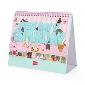 Desk Calendar with Stickers - 2027