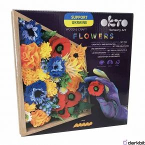 Diy Δημιουργικό Σετ Κατασκευής Με Πηλό Wood & Craft Flowers Freedom (10012)
