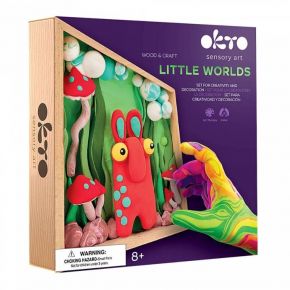 Diy Δημιουργικό Σετ Κατασκευής Πηλό Wood & Craft Little Worlds Μαμά Τρολ (20031)