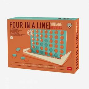 Επιτραπέζιο Παιχνίδι Four In A Line Vintage Memories για 6+ Ετών (EN) Legami Milano