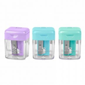 Faber-Castell Ξύστρα Mini Pastel 4 χρώματα 182801