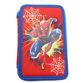 Giotto Marvel Spiderman Κασετίνα γεμάτη με 2 φερμουάρ 508705