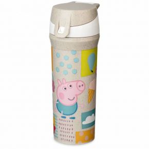 Koziol Παιδικό παγούρι Peppa Pig 100% organic 500ml – grey