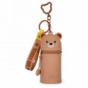 Legami Mini Kawaii Bear Κασετίνα Σιλικόνης με Μπρελόκ