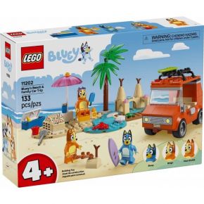 Lego Τουβλάκια Bluey's Beach & Family Car Trip (11202)