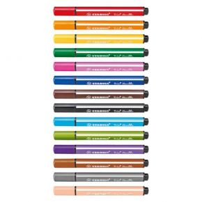 ΜΑΡΚΑΔΟΡΟΙ STABILO SCRIBBI 368/946 BLACK ΚΠ