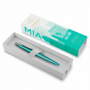 Parker Jotter Special Edition Στυλό Ballpoint Γαλάζιο με Μπλε Μελάνι Miami CT (2221602)