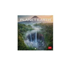 Planet Earth 2027 Wall Calendar - 18 x 18 cm