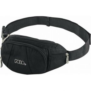 Polo Pittock Τσαντάκι Μέσης Μαύρο (908021-2000)