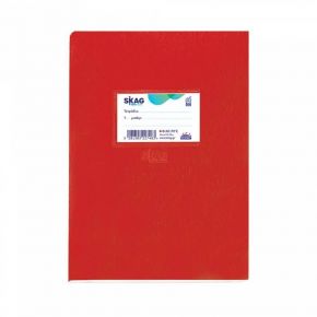Skag Τετράδιο Super Διεθνές Κόκκινο A5 (15Χ20εκ) Ριγέ 227483