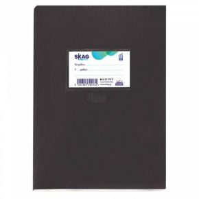 Skag Τετράδιο Super Χρωματιστό 17x25 50 φύλλων Μάυρο 302432