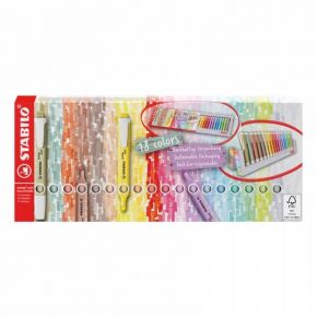 Stabilo Μαρκαδόρος Υπογραμμίσεως Swing Deskset 18Χρωμ. Cool Nature+Pastel