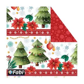 Χαρτόνι Fabi 50x70εκ Xmas Tree Line1455118